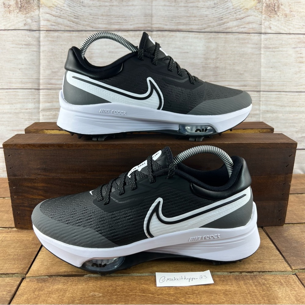 Nike Air Zoom Infinity Tour Next % Black White Golf Shoes